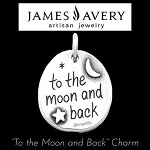 James Avery βTo the Moon and Backβ Charm EUC